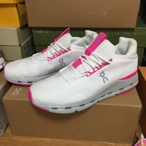 🎁🎉On Cloudnova "Barbie" Women Pink Shoes White